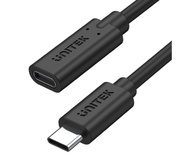 UNITEK Przedłużacz USB-C 3.1 GEN 2; 4K; PD 100W; 0,5m; M/F; C14086BK - 692905 - zdjęcie 2